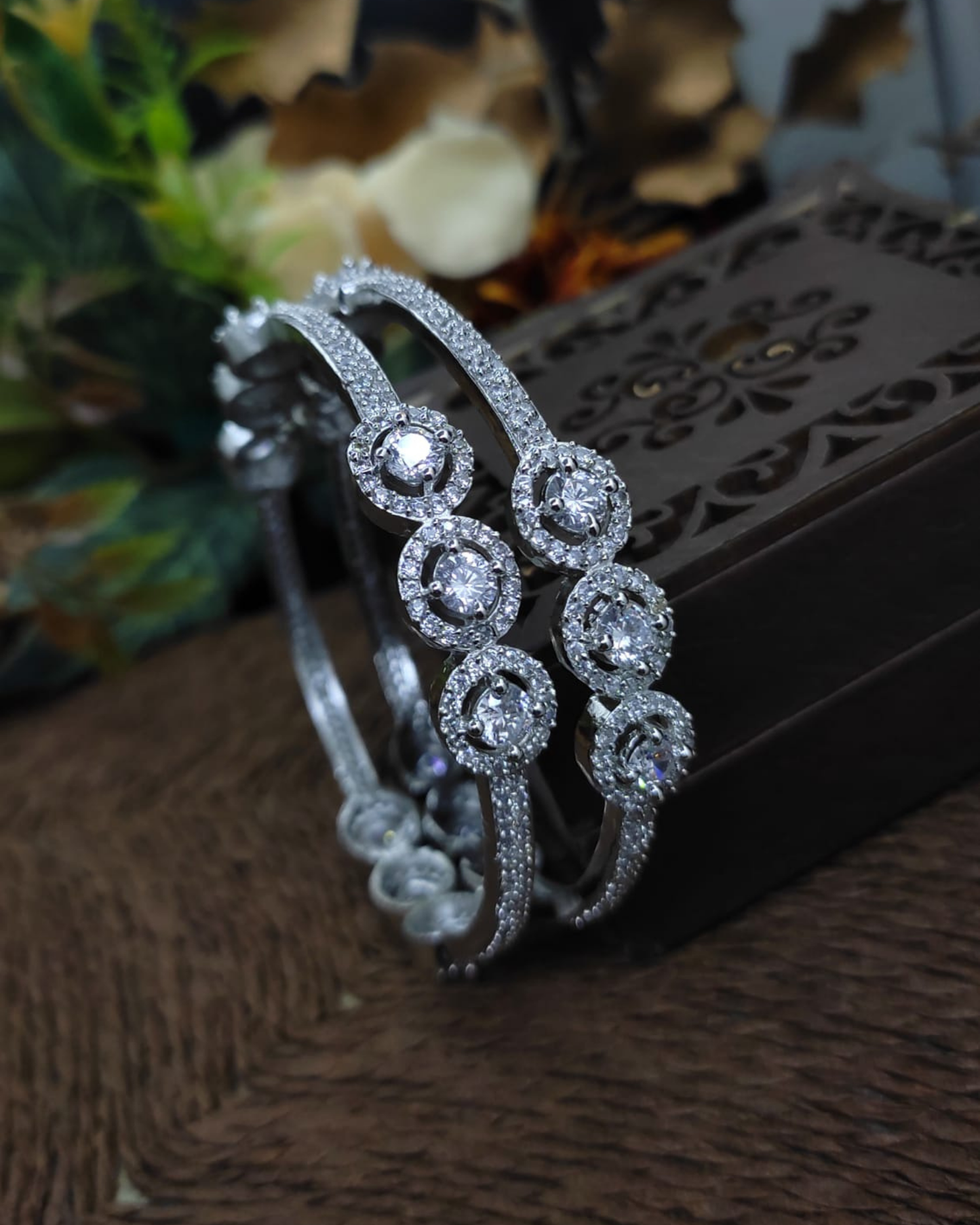 CZ Zircon Stone Bangle