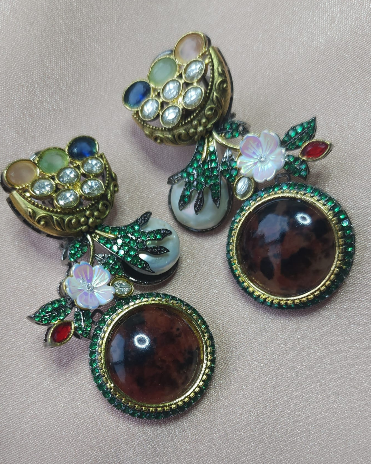3D STYLE stones Necklace sets
