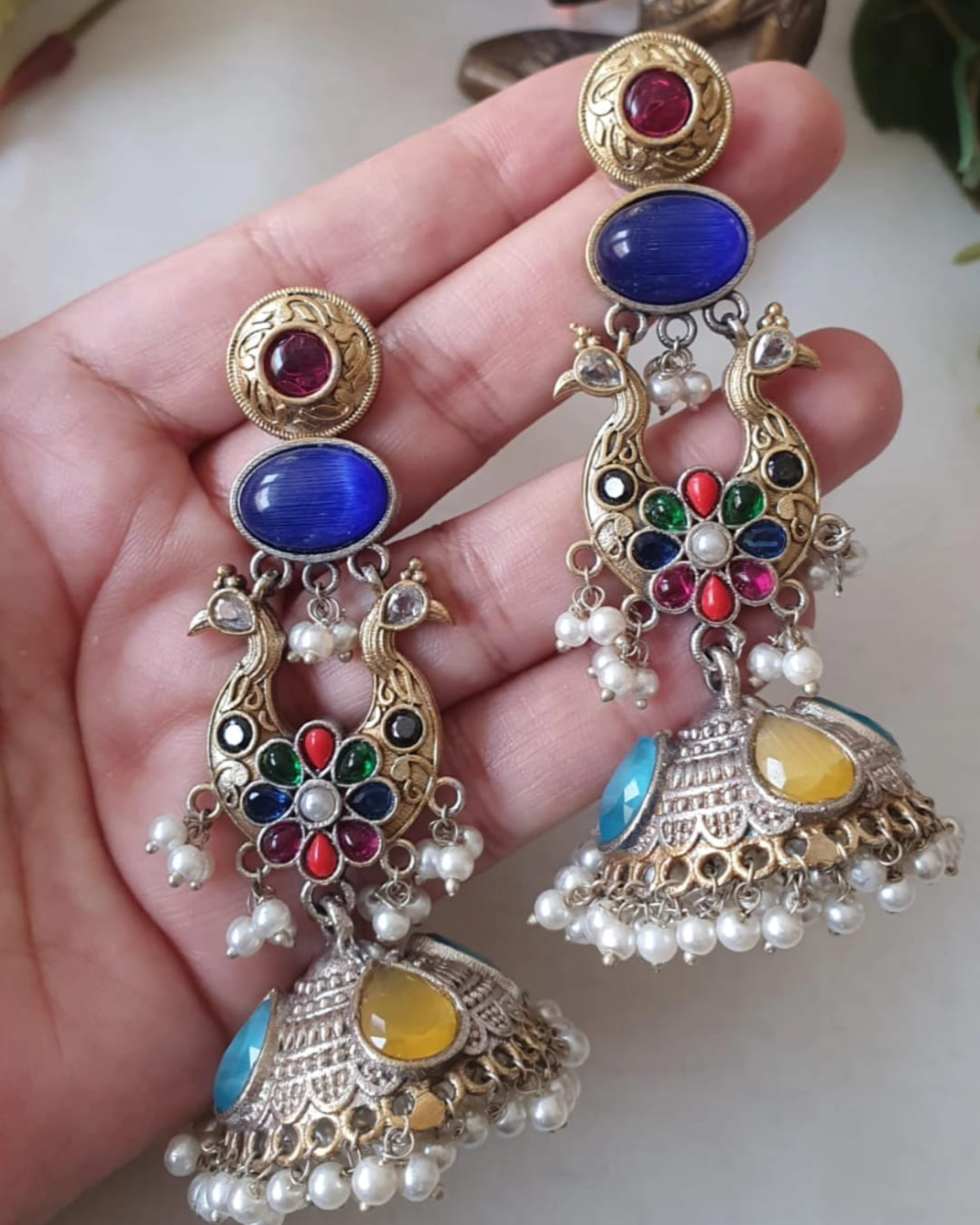 Silver-Plated Earrings