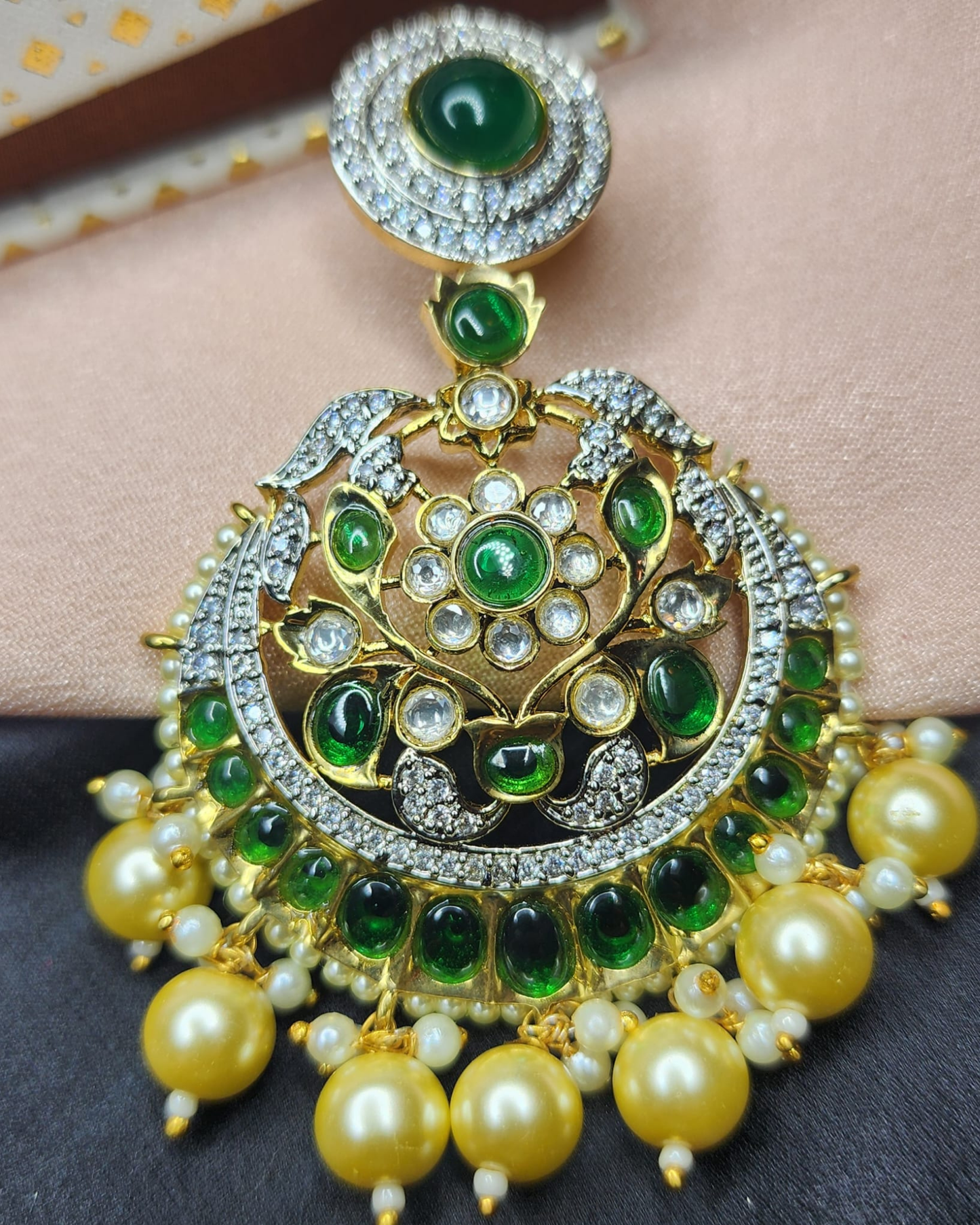 Kundan Chandbali Jewellery